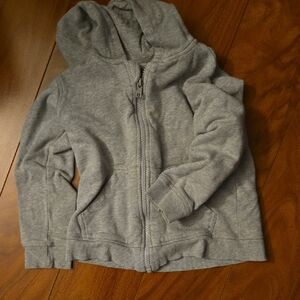 Pact Kids Heather Gray Zip-Up Hoodie